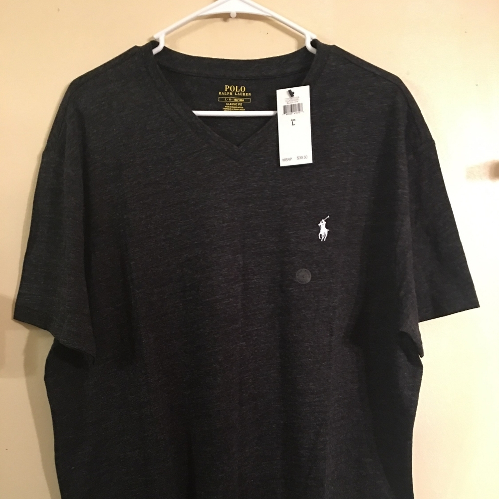 Polo by Ralph Lauren tshirt Grey & White